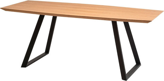 Alyson-Ex 180 Τραπεζαρίας Μαύρο 180x90x76εκ. Alyson-Ex 180 Τραπεζαρίας Μαύρο 180x90x76εκ.