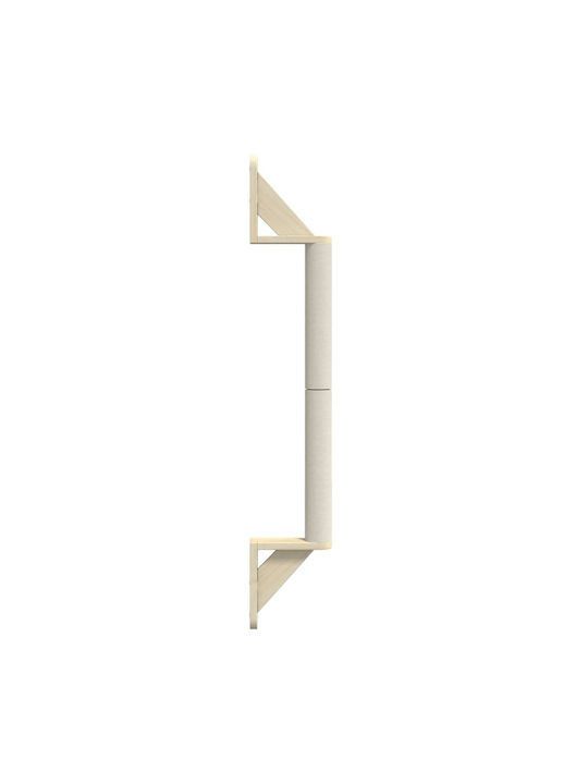 vidaXL Kratzbaum Pole Braun Wandmontiert 7x20x109cm