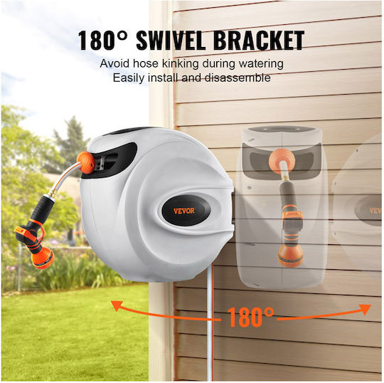 Vevor Αυτόματη Ανέμη Ποτίσματος Τοίχου με Λάστιχο 20m