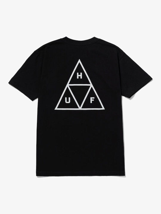 HUF T-shirt Bărbătesc cu Mânecă Scurtă Negru