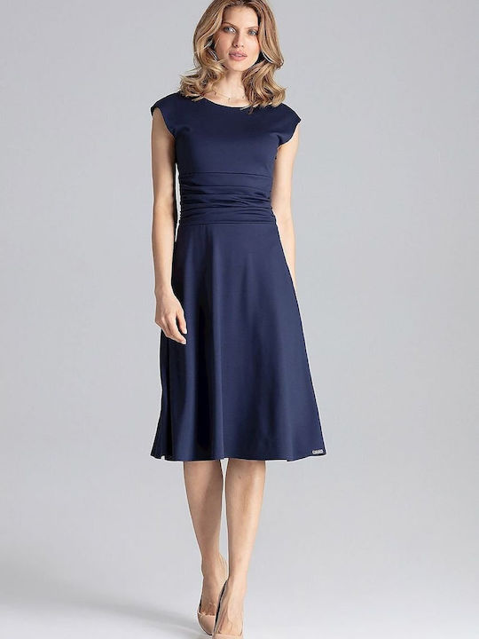 Figl Abendkleid Marineblau