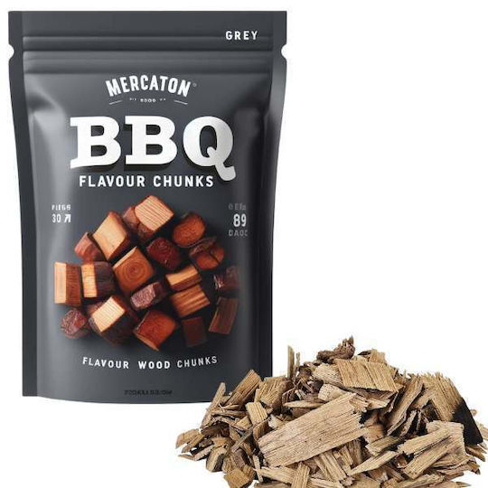 Chips din Lemn Chipsuri pentru Fumat la Grătar cu Aromă Stejar 1.2kg 1buc