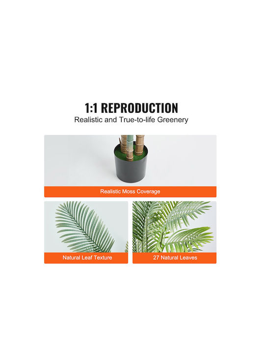 Artificial Outdoor Tree Palm Tree Green 198.1cm Vevor