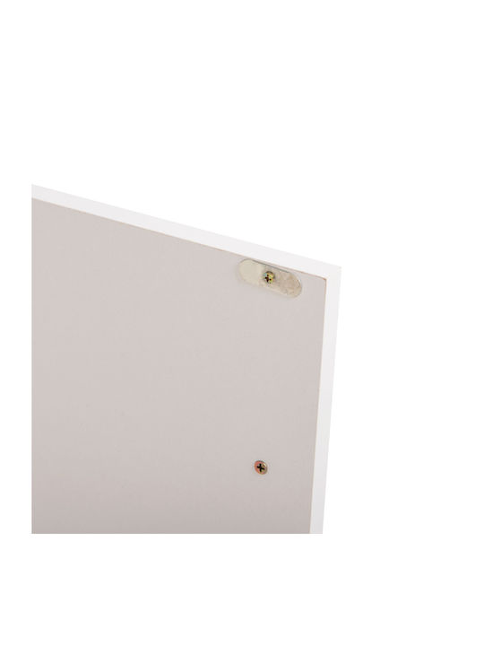 Malory Wooden Bedside Table White 40x40x50cm