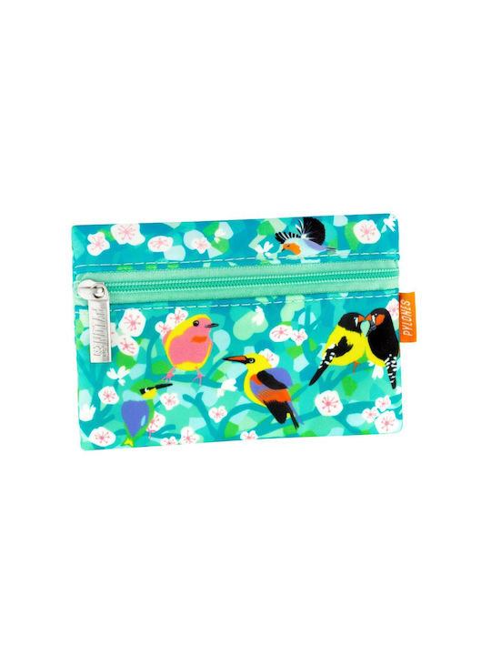 Pylones Small Fabric Women's Wallet Orchid Blue