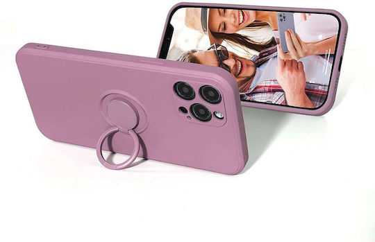 Ring Back Cover Silicon Violet (Huawei P40 Lite E)