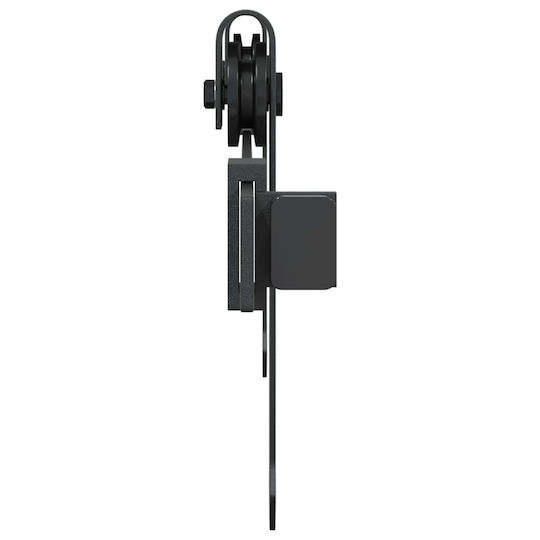 vidaXL Μηχανισμός Επαναφοράς για Πόρτες έως 122cm και 20kg Μαύρος