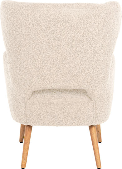 Mylie Ohrensessel Ecru 66x75x93cm