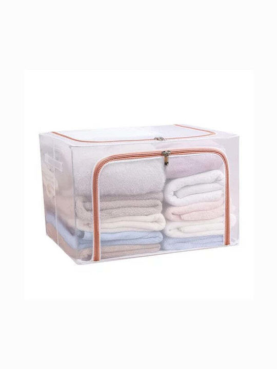 Plastic Storage Box with Lid Red 50x40x33cm 1pcs