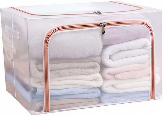 Plastic Storage Box with Lid Red 50x40x33cm 1pcs