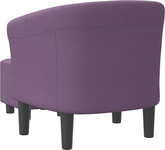 Фотьойл С поставка за крака Purple 70x56x68см
