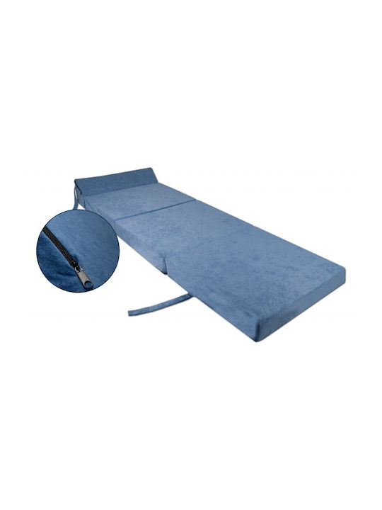 Πολυθρόνα Κρεβάτι Μπλε 70x60x50cm