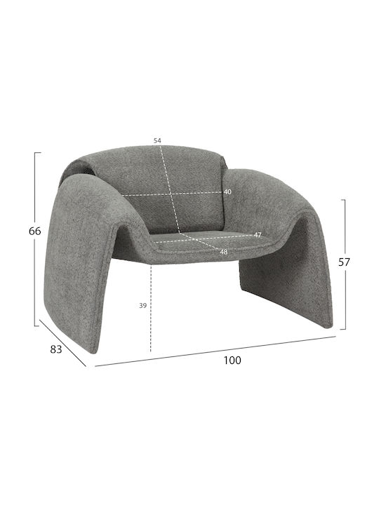 Laforge Sessel Grey 100x83x66cm
