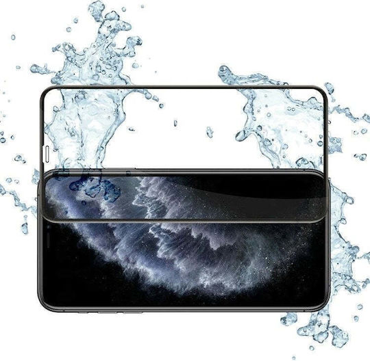 0.3mm Adeziv complet Full Face Tempered Glass Negru (Mi Note 10 Lite)