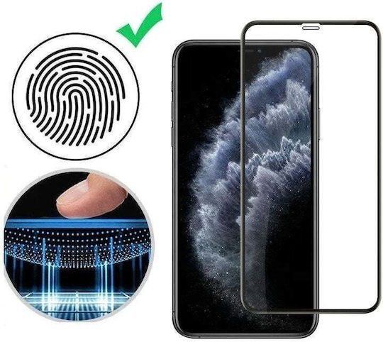 0.3mm Adeziv complet Full Face Tempered Glass Negru (Mi Note 10 Lite)