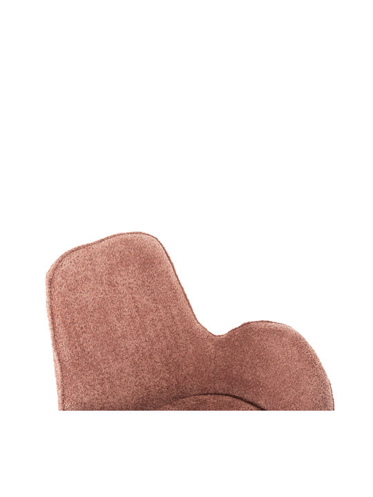 Sessel Drehbar Pink 86x76x87cm