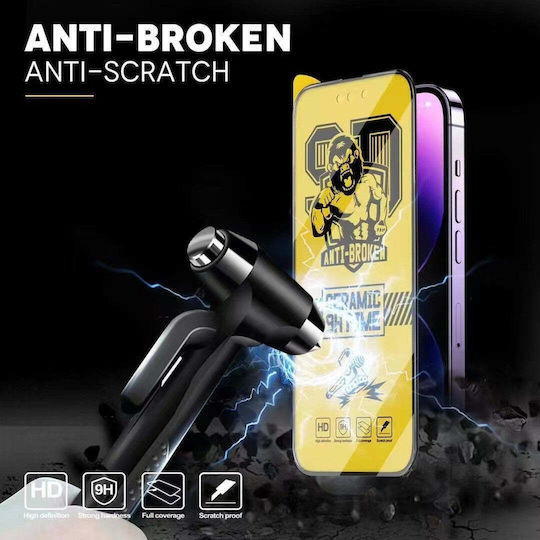 0.3mm Ceramică Screen Protector Negru (Huawei Nova Y90)