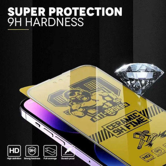 0.3mm Ceramică Screen Protector Negru (Huawei Nova Y90)