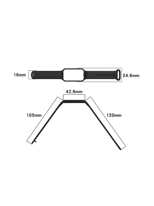Strap Silicone White (Huawei Band 7)