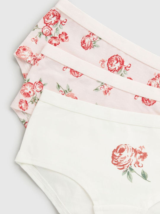 Mothercare Комплект детски гащички Flowers 3бр