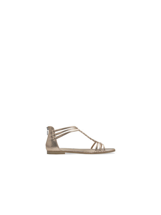 Tamaris Women's Flat Sandals in Ecru Color