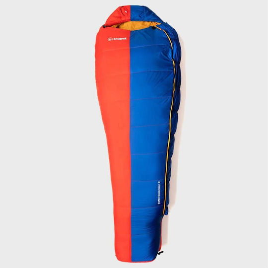 Snugpak Sleeping Bag Μονό 2 Εποχών Softie Expansion 2 Red/azure