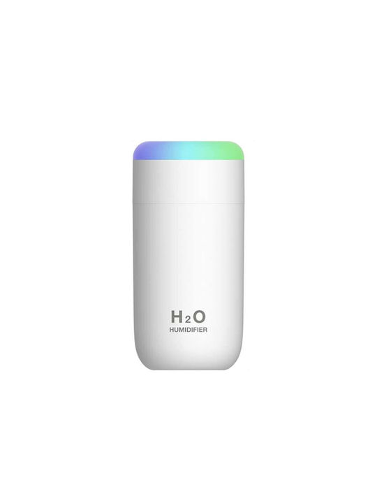 H2O Led Συσκευή Αρωματοθεραπείας Υπερήχων με Χρονοδιακόπτη Κίτρινη 350ml