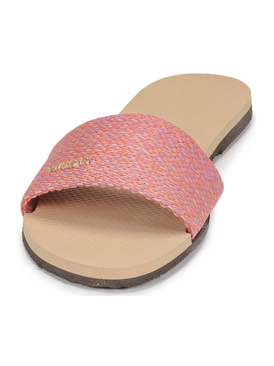 You Malta Slides Peach/Golden