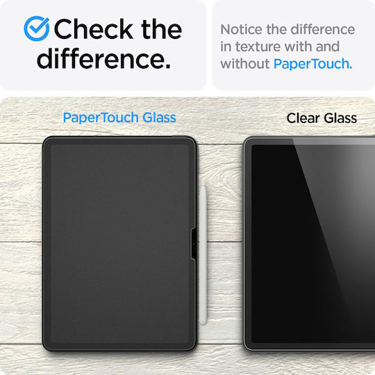 Spigen Paper Touch EZ Fit Мат Закалено стъкло (Apple iPad Air 11 6-то поколение)