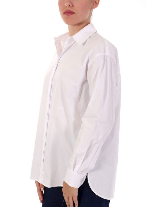 Pinko Women's Long Sleeve Shirt White