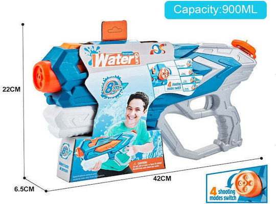 Water Gun Kids Tank Pool Beach Flippy 6 Years+ Blue 4 Nozzles 900ml