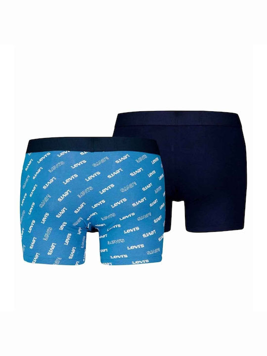 Levi's Herren Boxershorts Blau 2Packung