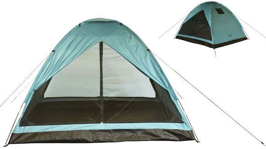 Inca Sky Trail Καλοκαιρινή Σκηνή Camping Igloo Μπλε με Διπλό Πανί για 4 Άτομα 240x210x170εκ.