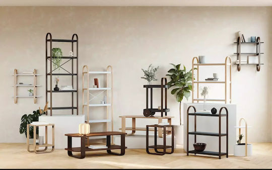Библиотека Bellwood Естествено - Бяла 60.9x26x167.6см