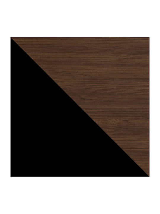 Ράφι Τοίχου Bellwood Μαύρο 65.2x23.6x74.9εκ.