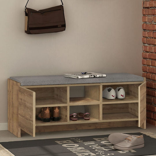Suport pentru pantofi Zulla cu 6 Rafturi Open Café L110xW37xH43cm