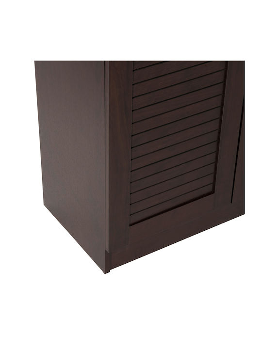 Proby Wooden Shoe Organizer Wenge 120x37.5x121.5cm