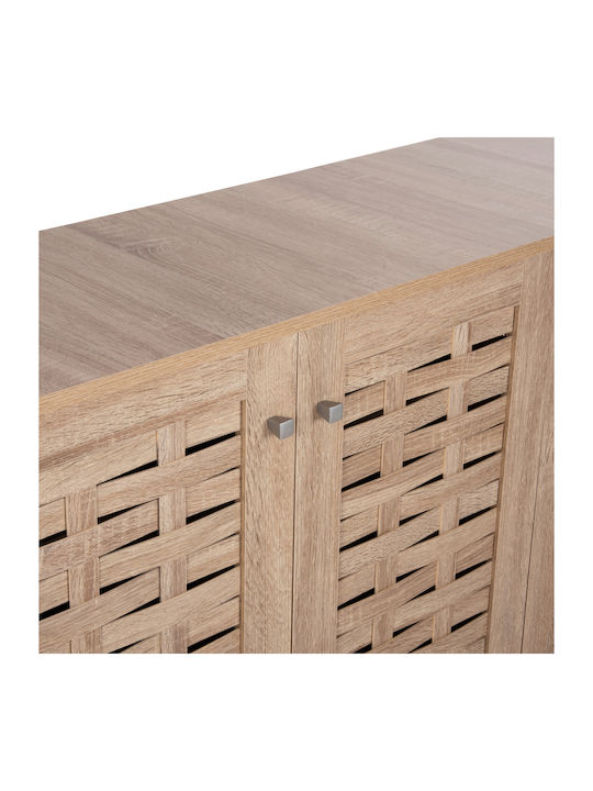 Holz Schuhschrank Prody Sonoma 115x34x89cm
