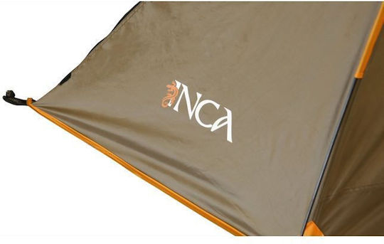 Inca Natura Αυτόματη Σκηνή Camping Igloo Καφέ με Διπλό Πανί 3 Εποχών για 4 Άτομα 210x210x150εκ.