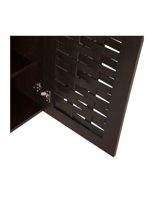 Prody Wooden Shoe Organizer Wenge 115x34x89cm