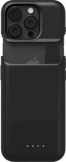 Mophie Umschlag Rückseite Kunststoff Schwarz (iPhone 15 Pro)