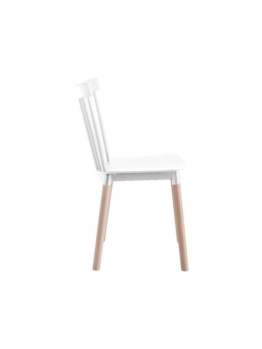 Rubina Dining Room Polypropylene Chair White 51x50x84cm