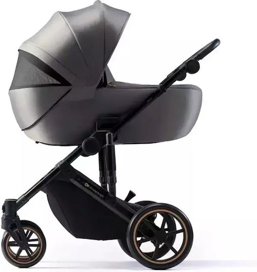 Kinderkraft Prime 2 Ρυθμιζόμενο Καρότσι 3 σε 1 Kατάλληλο για Nεογέννητο Shadow Grey 12kg