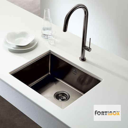 Fortinox 119-28054-411 Υποκαθήμενος Inox Brushed Μ54xΠ44cm Ασημί Fortinox 119-28054-411 Υποκαθήμενος Inox Brushed Μ54xΠ44cm Ασημί