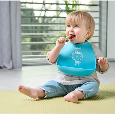 Chicco Waterproof Bib Plastic with Pocket Ciell for 6 m+