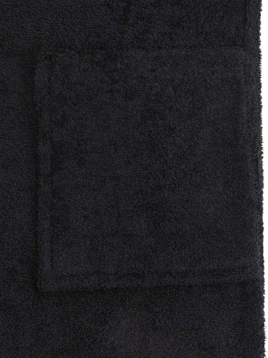 Astron Italy Μπουρνούζι με Κουκούλα Black