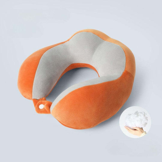 Pernă de călătorie Bumbac Portocaliu M28xL28xH10cm