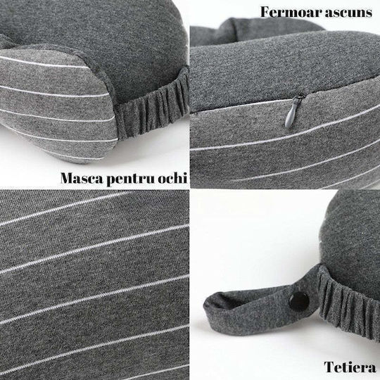 Μάσκα Ύπνου Memory Foam Γκρι