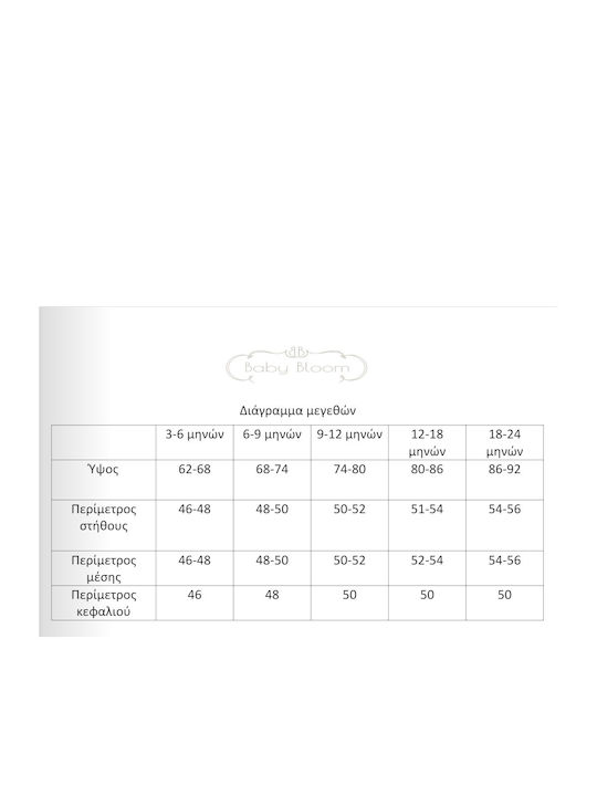 Baby Bloom Costum de Botez cu Vestă pentru Băiat Turcoaz 7buc