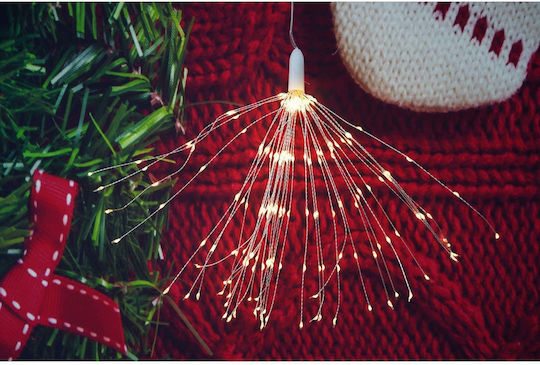200 Lichterketten LED Warmes Weiß Solar Typ Feuerwerk 1Stück